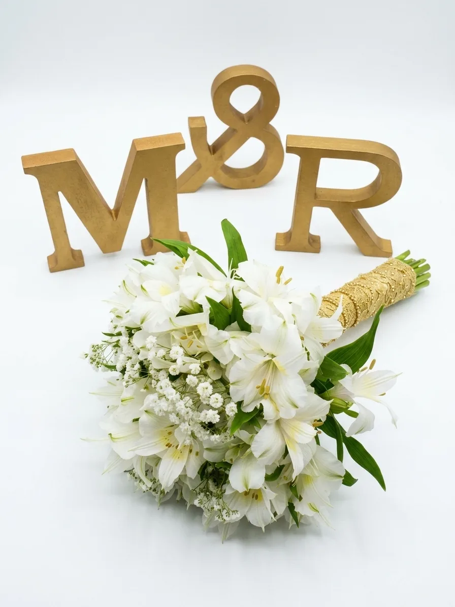 Buquê Minimalista de Casamento
